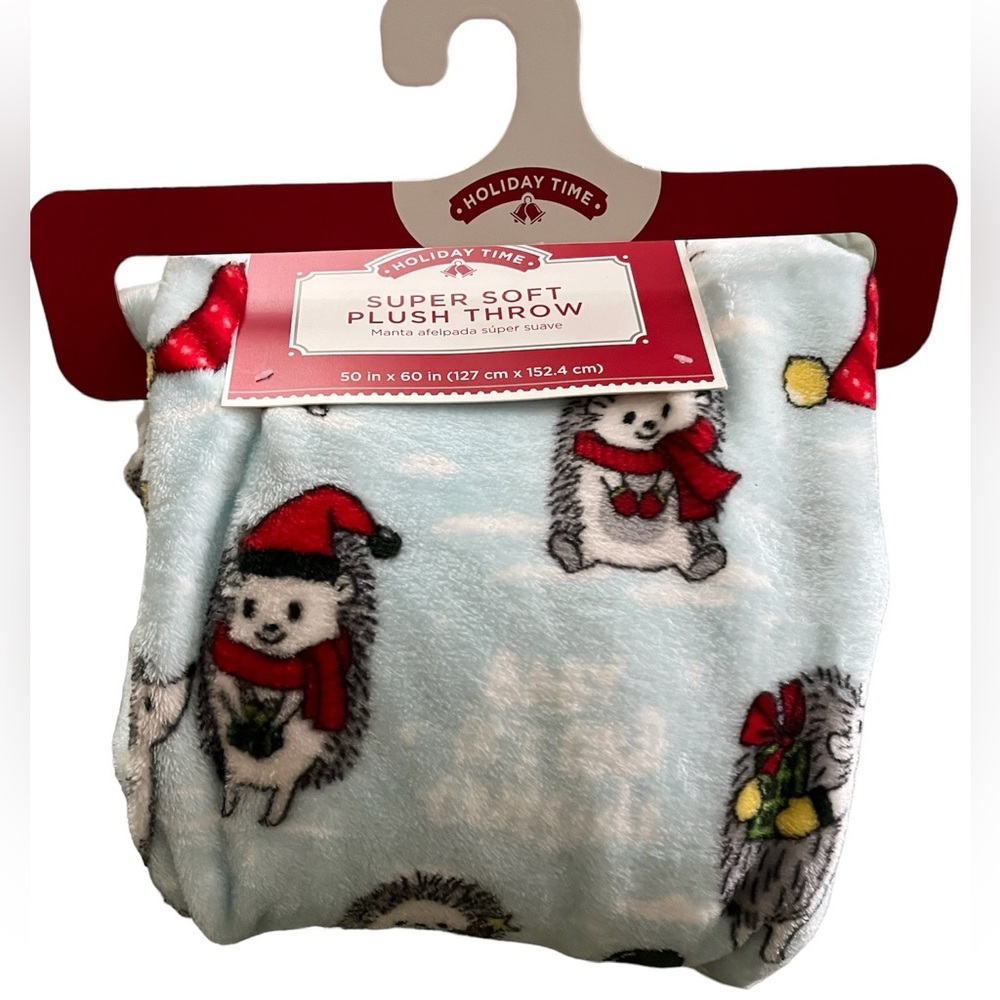 Holiday time super soft plush throw